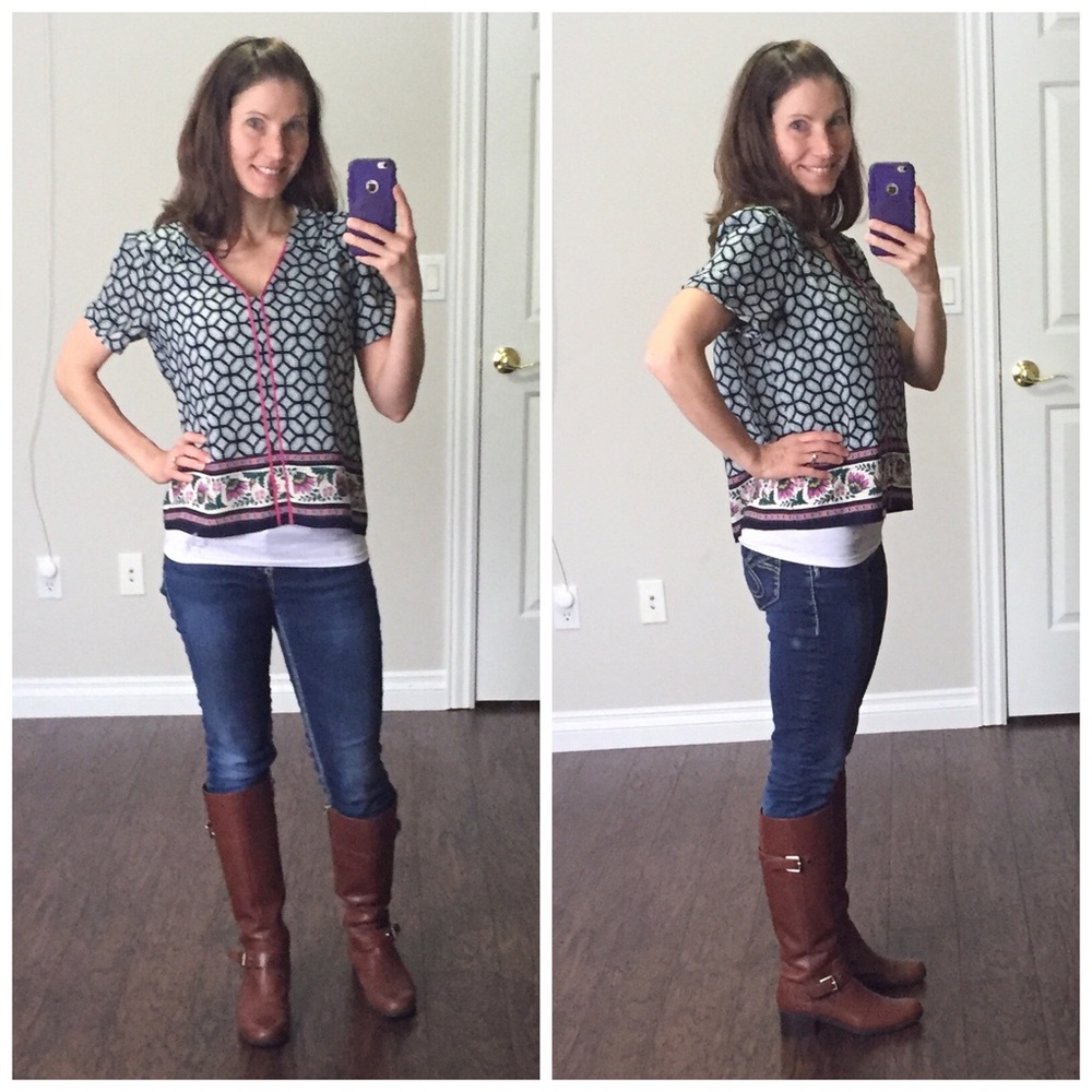 π Stitchfix printed blouse - Picture 2 of 7